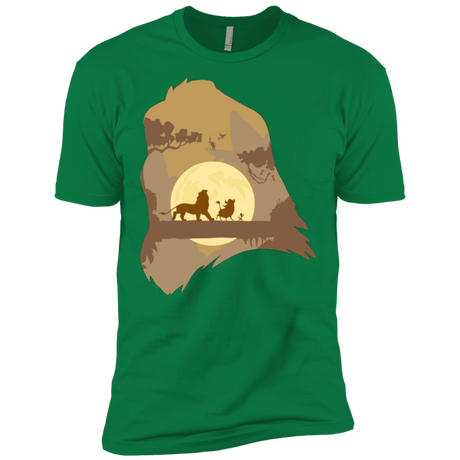 T-Shirts Kelly Green / X-Small Lion Portrait Men's Premium T-Shirt