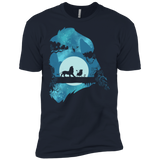 T-Shirts Midnight Navy / X-Small Lion Portrait Men's Premium T-Shirt