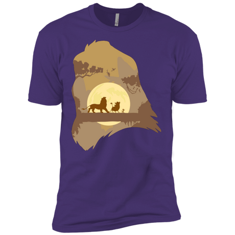 T-Shirts Purple / X-Small Lion Portrait Men's Premium T-Shirt