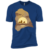 T-Shirts Royal / X-Small Lion Portrait Men's Premium T-Shirt