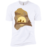 T-Shirts White / X-Small Lion Portrait Men's Premium T-Shirt