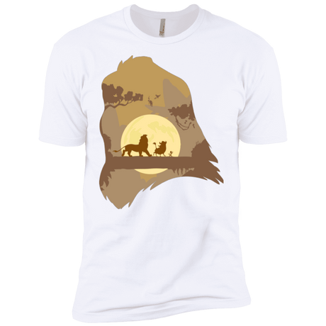 T-Shirts White / X-Small Lion Portrait Men's Premium T-Shirt