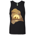 T-Shirts Black / Small Lion Portrait Men's Premium Tank Top