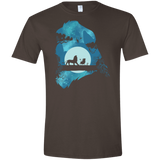 T-Shirts Dark Chocolate / S Lion Portrait Men's Semi-Fitted Softstyle