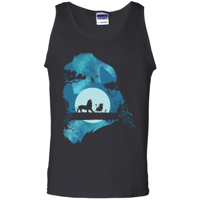 T-Shirts Black / S Lion Portrait Men's Tank Top