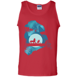 T-Shirts Red / S Lion Portrait Men's Tank Top