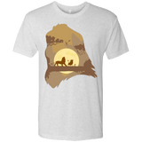 T-Shirts Heather White / Small Lion Portrait Men's Triblend T-Shirt