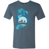 T-Shirts Indigo / S Lion Portrait Men's Triblend T-Shirt