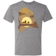 T-Shirts Premium Heather / Small Lion Portrait Men's Triblend T-Shirt