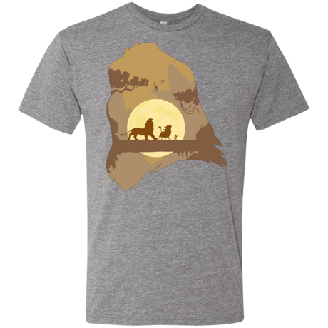 T-Shirts Premium Heather / Small Lion Portrait Men's Triblend T-Shirt