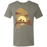 T-Shirts Venetian Grey / Small Lion Portrait Men's Triblend T-Shirt