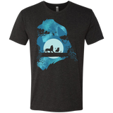 T-Shirts Vintage Black / S Lion Portrait Men's Triblend T-Shirt