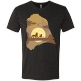 T-Shirts Vintage Black / Small Lion Portrait Men's Triblend T-Shirt