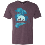 T-Shirts Vintage Purple / S Lion Portrait Men's Triblend T-Shirt