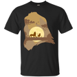 T-Shirts Black / Small Lion Portrait T-Shirt