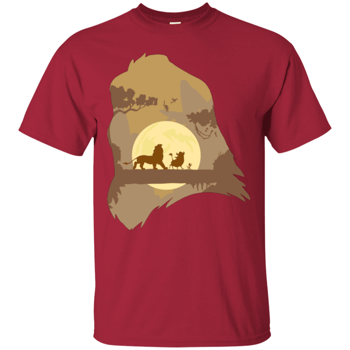 T-Shirts Cardinal / Small Lion Portrait T-Shirt