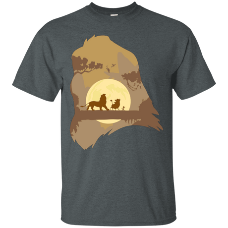 T-Shirts Dark Heather / Small Lion Portrait T-Shirt