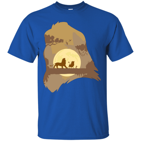T-Shirts Royal / Small Lion Portrait T-Shirt