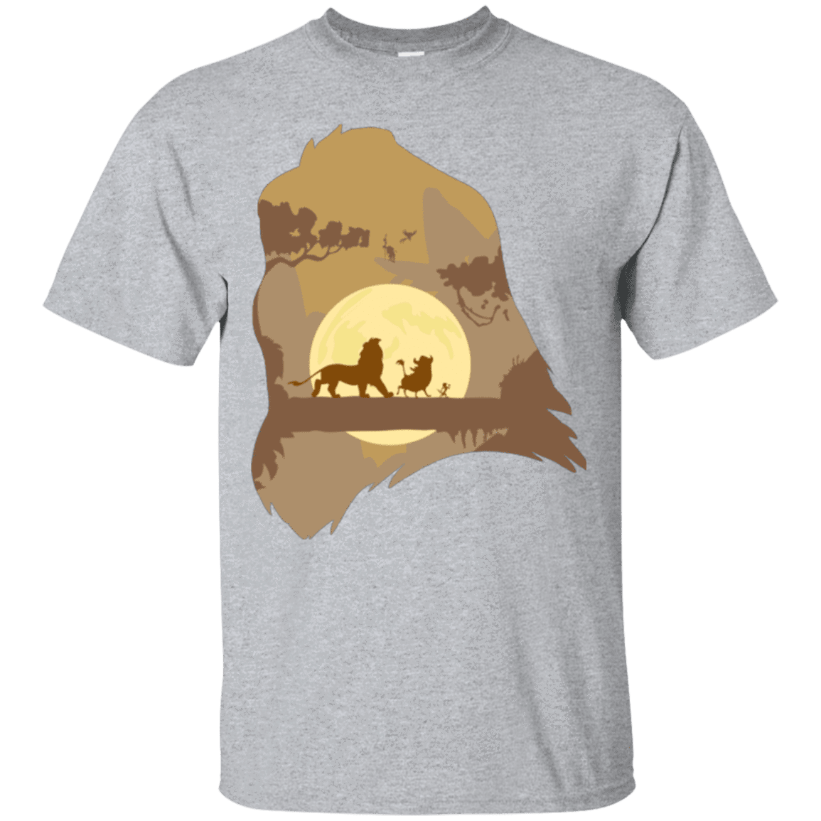 T-Shirts Sport Grey / Small Lion Portrait T-Shirt