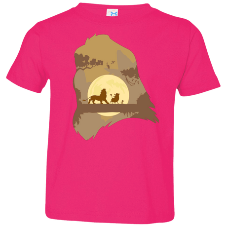 T-Shirts Hot Pink / 2T Lion Portrait Toddler Premium T-Shirt