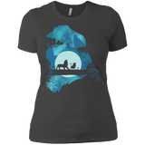 T-Shirts Heavy Metal / X-Small Lion Portrait Women's Premium T-Shirt