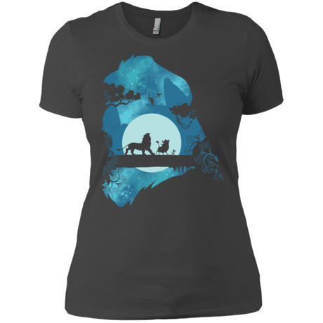 T-Shirts Heavy Metal / X-Small Lion Portrait Women's Premium T-Shirt