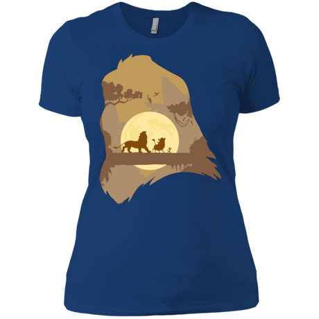 T-Shirts Royal / X-Small Lion Portrait Women's Premium T-Shirt