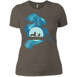 T-Shirts Warm Grey / X-Small Lion Portrait Women's Premium T-Shirt