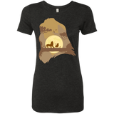 T-Shirts Vintage Black / Small Lion Portrait Women's Triblend T-Shirt