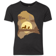 T-Shirts Vintage Black / YXS Lion Portrait Youth Triblend T-Shirt