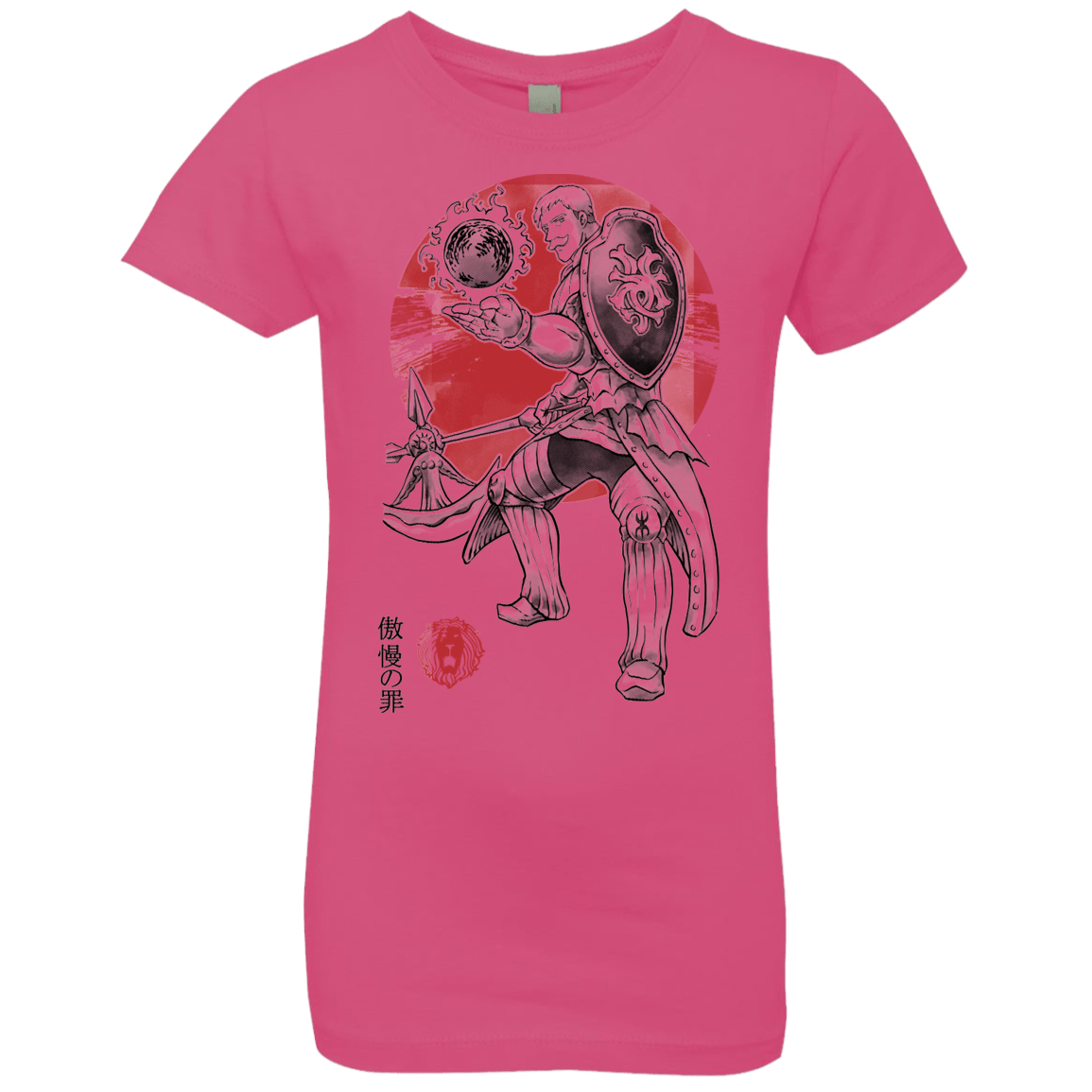 T-Shirts Hot Pink / YXS Lion Pride Girls Premium T-Shirt