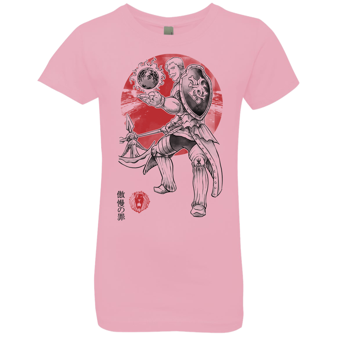 T-Shirts Light Pink / YXS Lion Pride Girls Premium T-Shirt