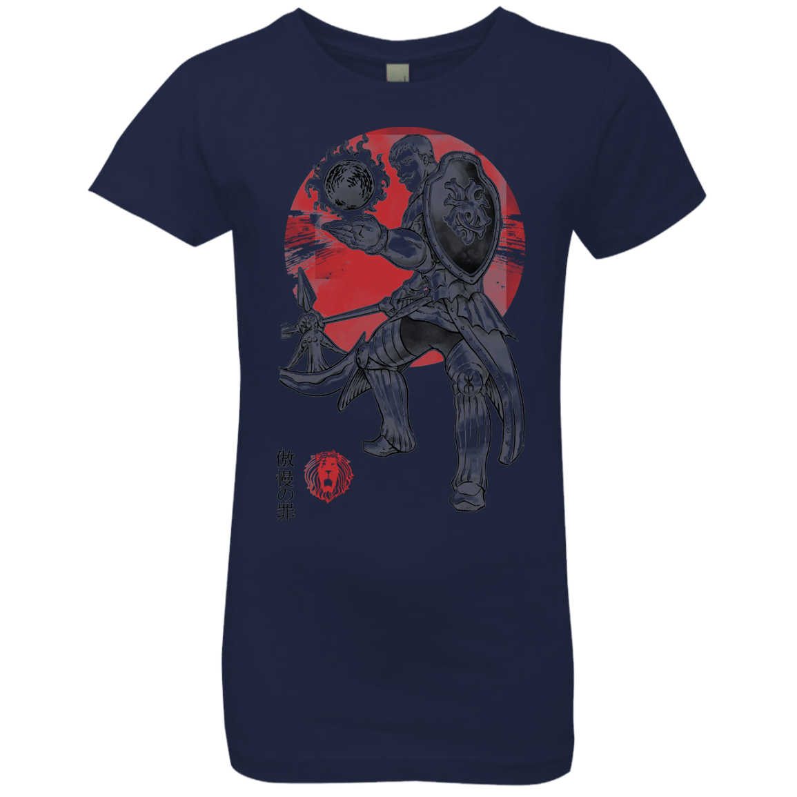 T-Shirts Midnight Navy / YXS Lion Pride Girls Premium T-Shirt