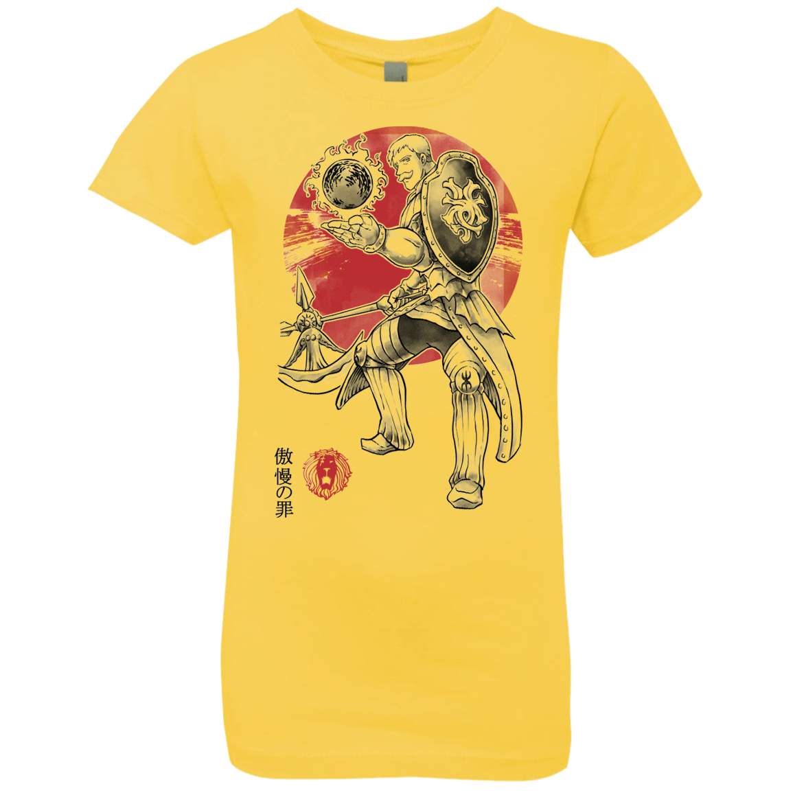 T-Shirts Vibrant Yellow / YXS Lion Pride Girls Premium T-Shirt