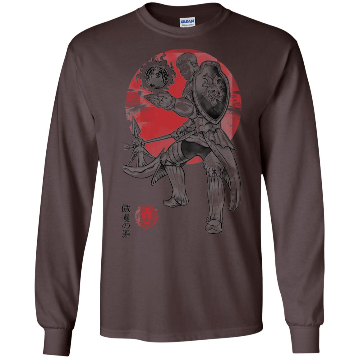 T-Shirts Dark Chocolate / S Lion Pride Men's Long Sleeve T-Shirt