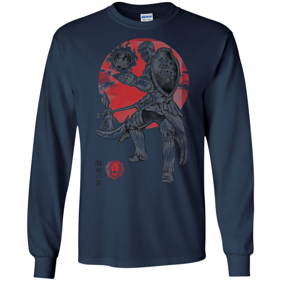 T-Shirts Navy / S Lion Pride Men's Long Sleeve T-Shirt