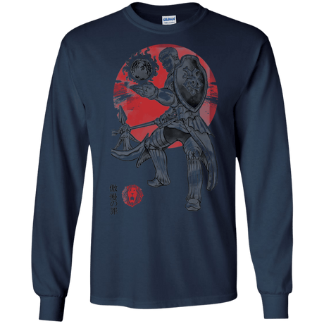 T-Shirts Navy / S Lion Pride Men's Long Sleeve T-Shirt