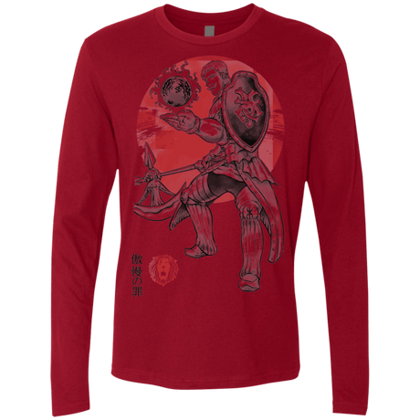 T-Shirts Cardinal / S Lion Pride Men's Premium Long Sleeve