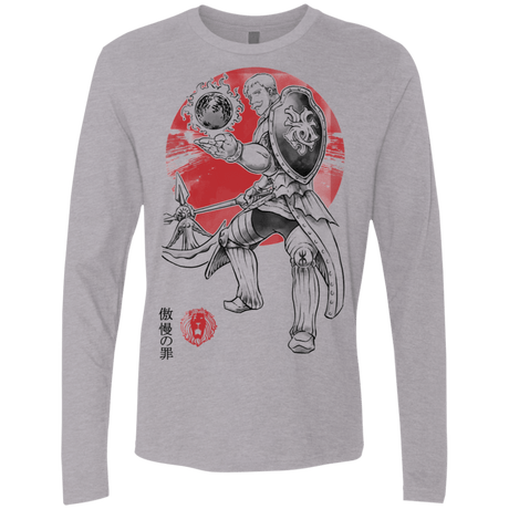 T-Shirts Heather Grey / S Lion Pride Men's Premium Long Sleeve