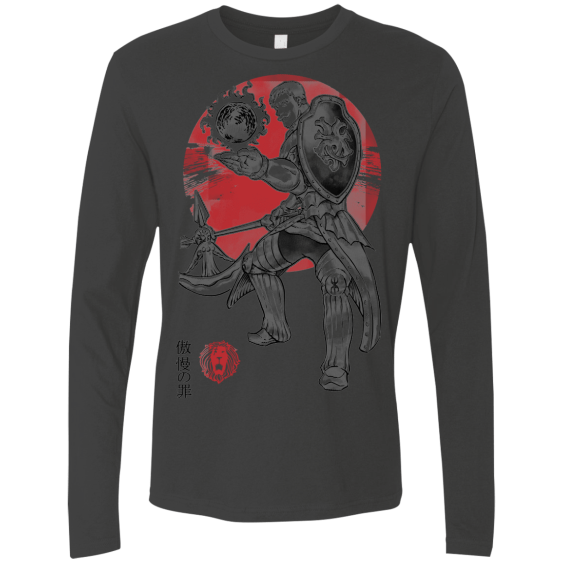 T-Shirts Heavy Metal / S Lion Pride Men's Premium Long Sleeve