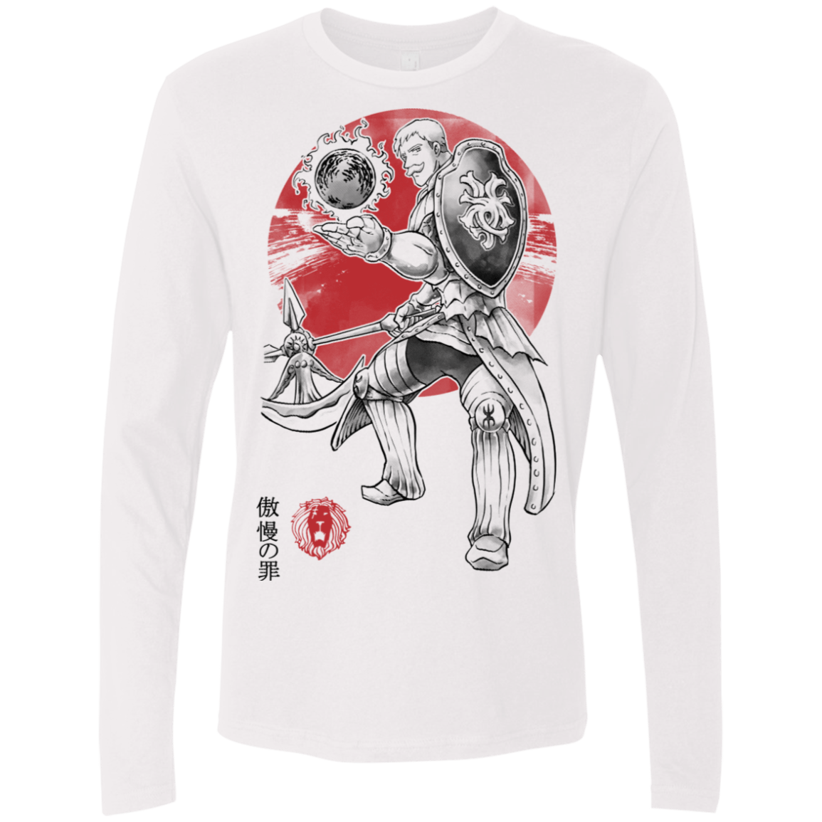T-Shirts White / S Lion Pride Men's Premium Long Sleeve