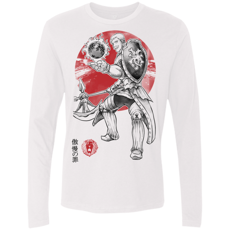 T-Shirts White / S Lion Pride Men's Premium Long Sleeve