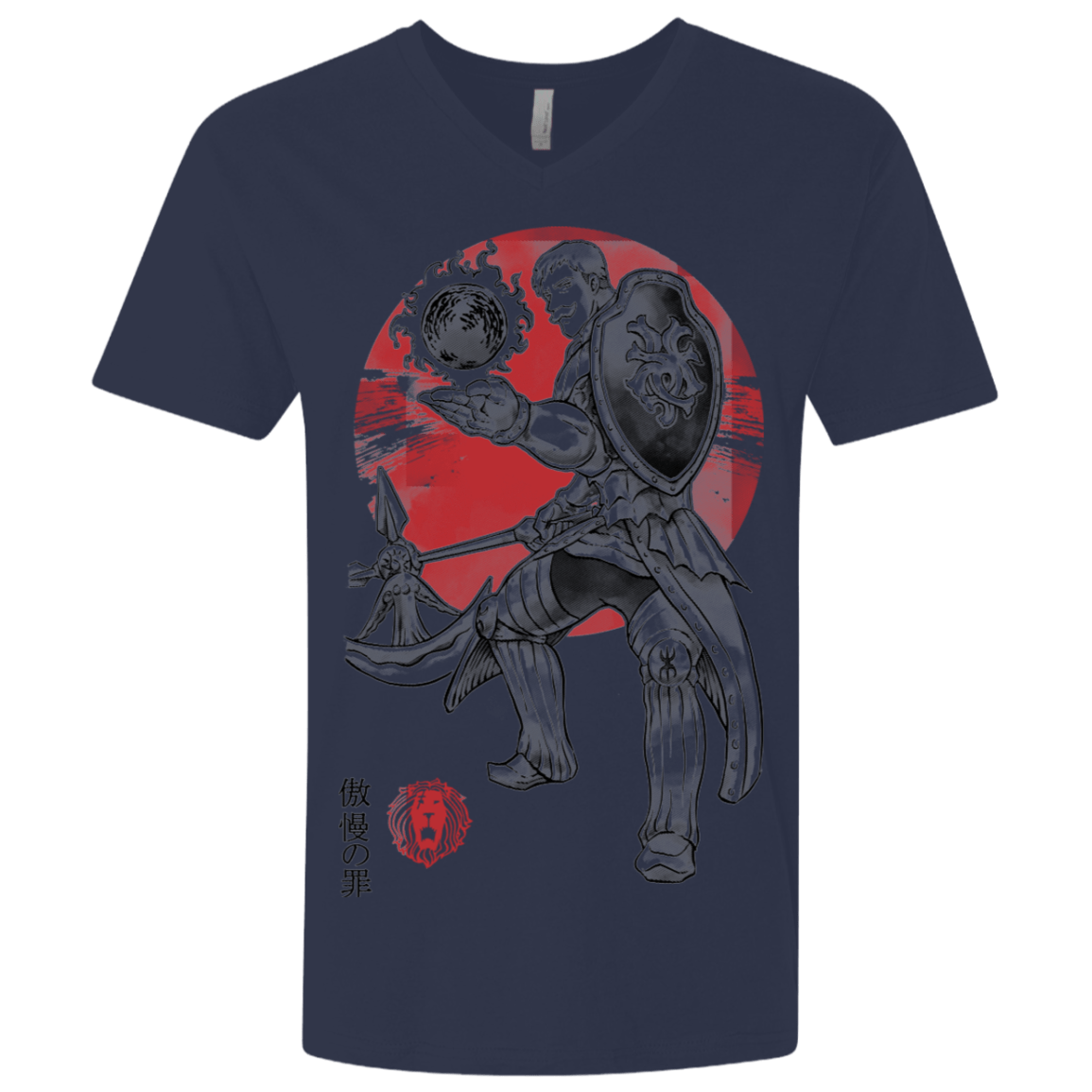 T-Shirts Midnight Navy / X-Small Lion Pride Men's Premium V-Neck