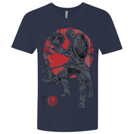 T-Shirts Midnight Navy / X-Small Lion Pride Men's Premium V-Neck