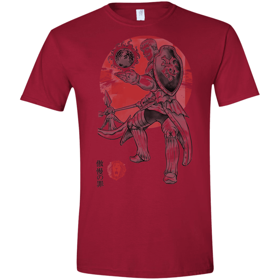 T-Shirts Cardinal Red / S Lion Pride Men's Semi-Fitted Softstyle