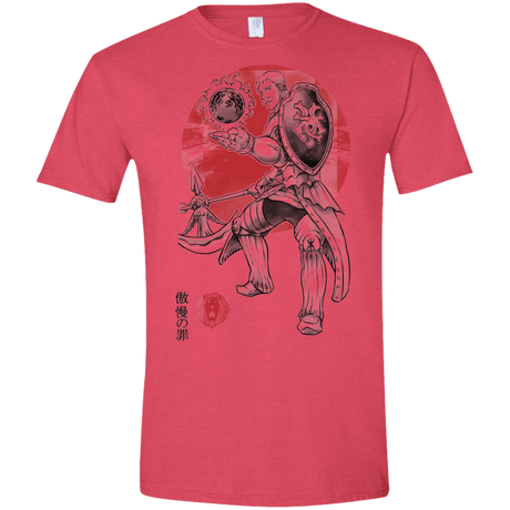 T-Shirts Heather Red / S Lion Pride Men's Semi-Fitted Softstyle