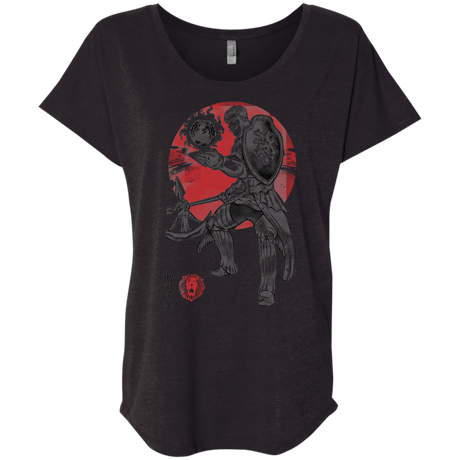 T-Shirts Vintage Black / X-Small Lion Pride Triblend Dolman Sleeve