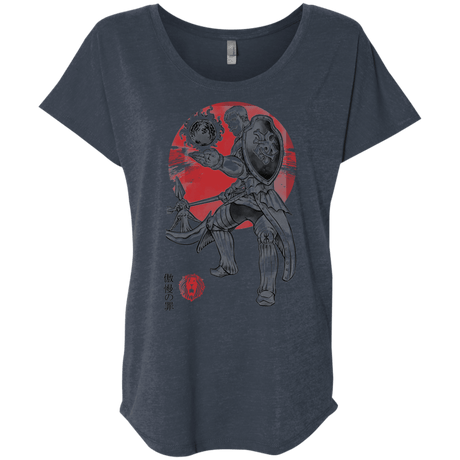 T-Shirts Vintage Navy / X-Small Lion Pride Triblend Dolman Sleeve