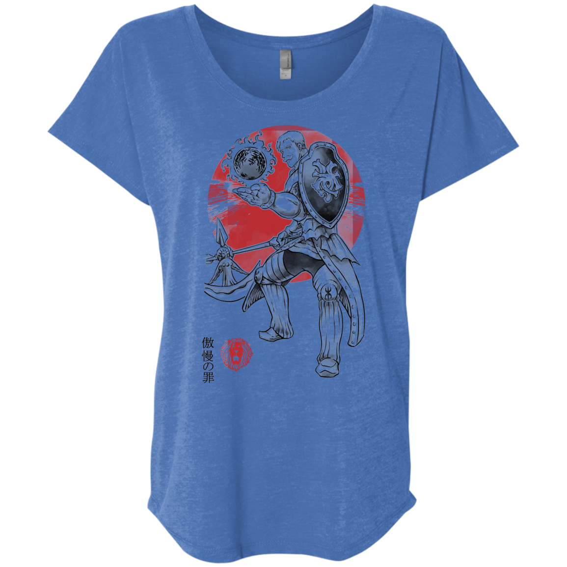 T-Shirts Vintage Royal / X-Small Lion Pride Triblend Dolman Sleeve