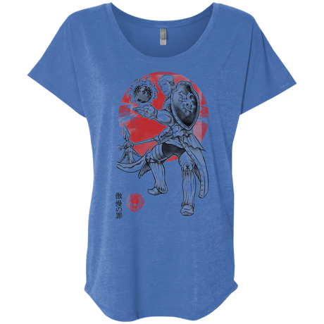 T-Shirts Vintage Royal / X-Small Lion Pride Triblend Dolman Sleeve